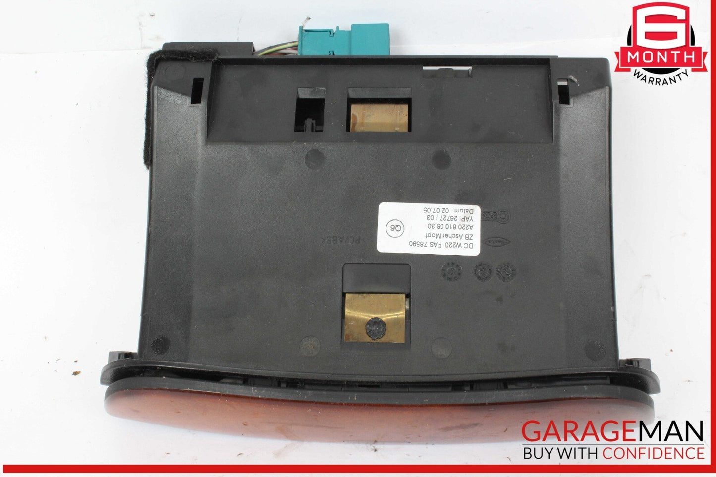 00-06 Mercedes W220 S500 Center Console Ash Tray Ashtray Compartment OEM