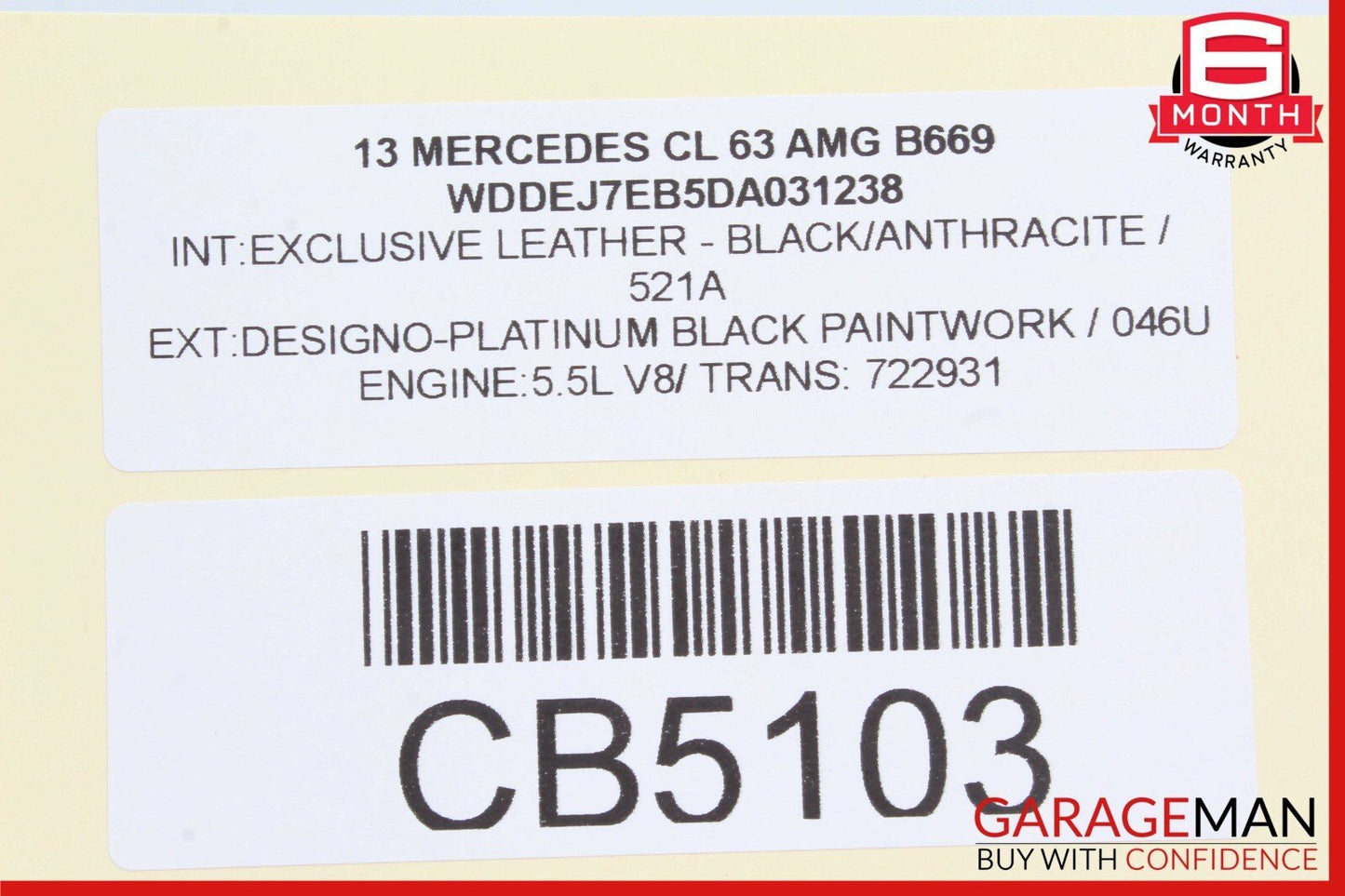 07-14 Mercedes S550 CL550 CL63 Front Left Dash AC A/C Air Vent Trim Grill Black