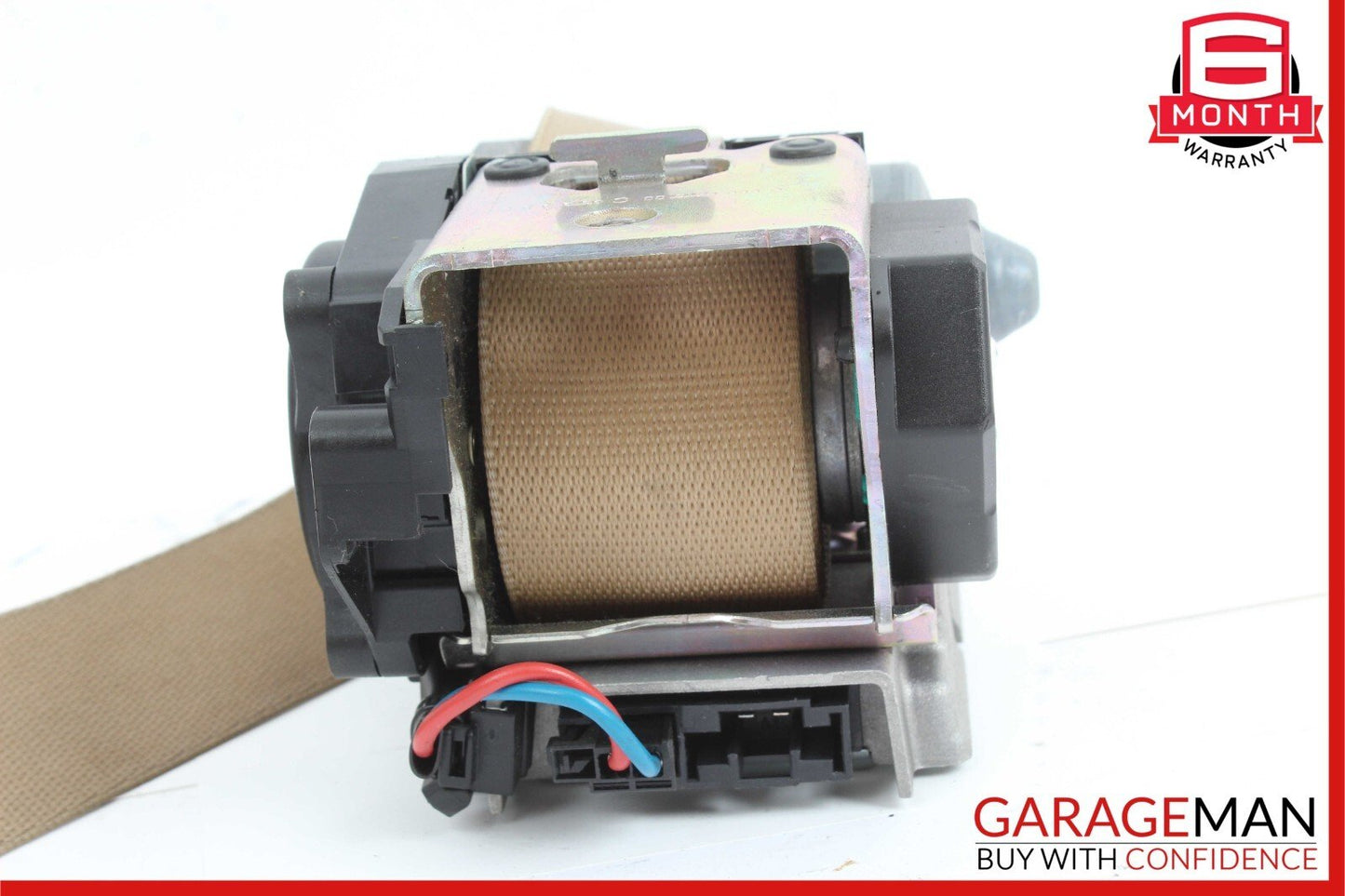 07-09 Mercedes W211 E350 CLS550 Front Right Seatbelt Seat Belt Retractor Beige