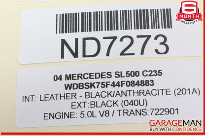 03-11 Mercedes R230 SL500 CLS350 Yaw Turn Rate Acceleration Sensor 0025426618