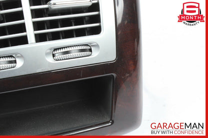 07-13 Mercedes S500 S550 Rear Center Console AC A/C Air Vent Trim Assembly Wood