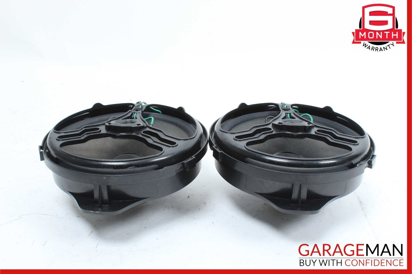 08-11 Mercedes W204 C300 C350 Rear Right & Left Side Door Sound Speakers Set OEM