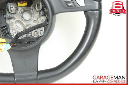 10-15 Porsche Cayenne Panamera Multifunction Steering Wheel Assembly Black OEM