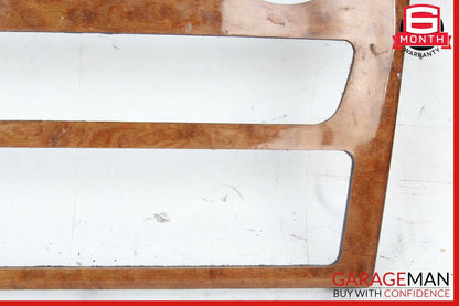 06-12 Mercedes GL320 GL450 ML550 Center Console Control Trim Bezel Wood