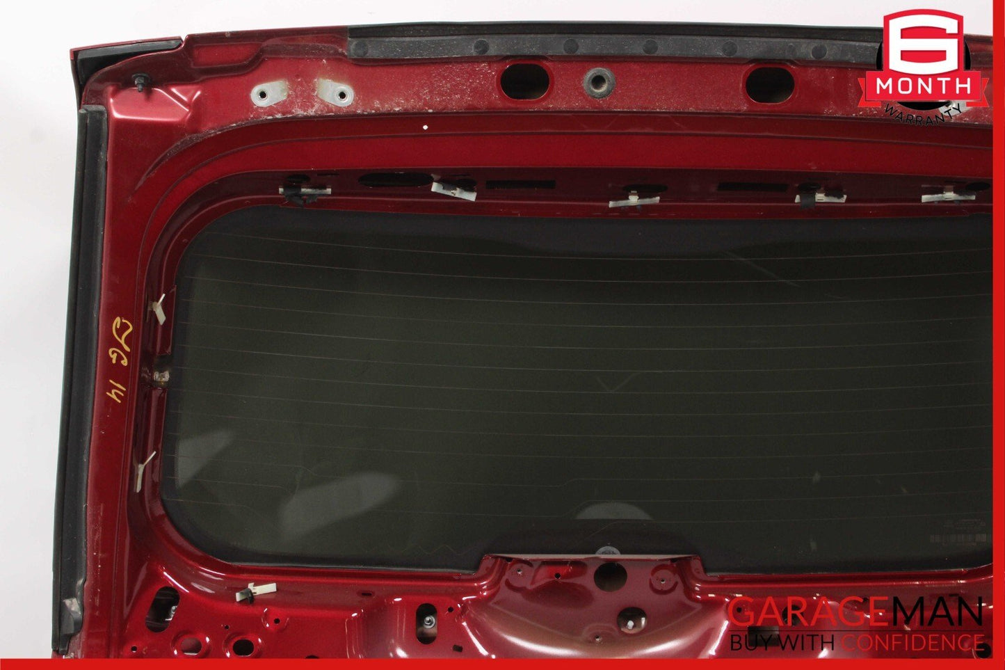 14-17 Jeep Grand Cherokee Rear Trunk Hatch Tailgate Lift Gate Glass Assy Red OEM