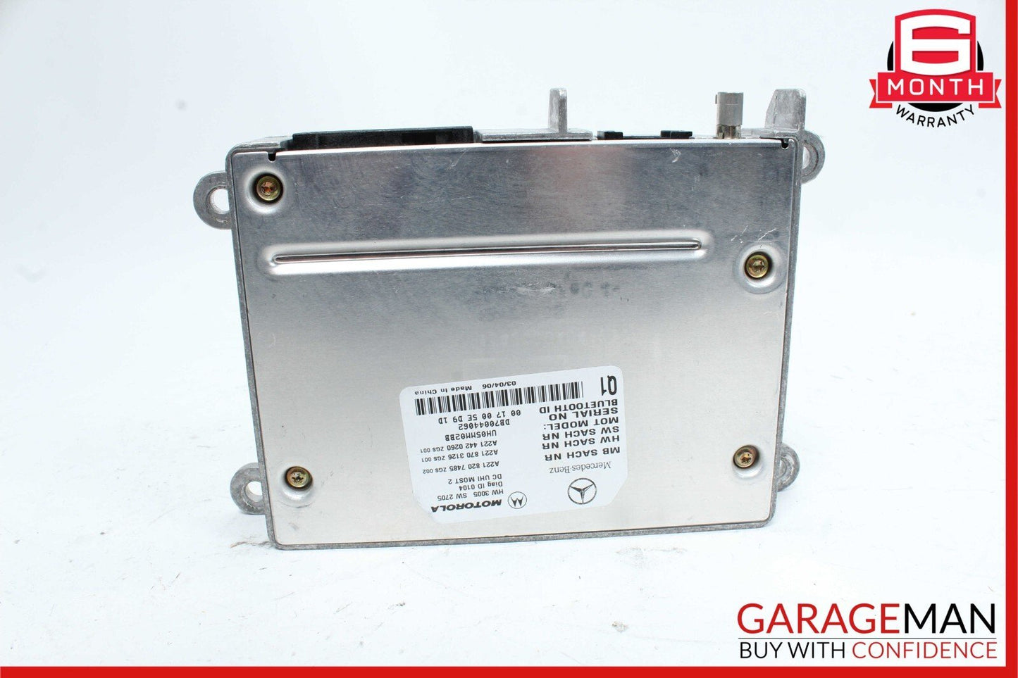 07-13 Mercedes W221 S550 S600 S63 AMG Bluetooth Control Module 2218207485 OEM