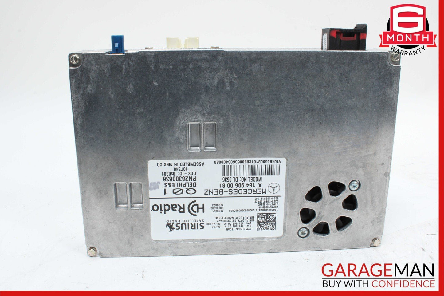 09-13 Mercedes X164 GL450 Sirius Satellite Radio Receiver 1649060081 OEM