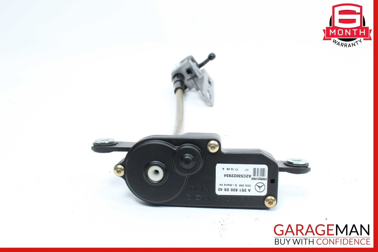 06-12 Mercedes X164 GL450 4MATIC Rear Left Side Quarter Window Regulator Motor