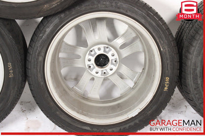10-11 Mercedes W207 E350 E550 Complete Wheel Tire Rim Set of 4 Pc R17 OEM