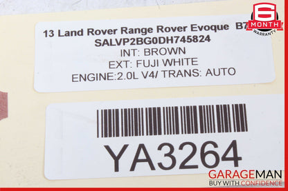 12-19 Land Rover Range Rover Evoque Front Right Seatbelt Seat Belt Retractor