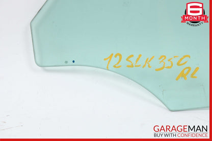 12-20 Mercedes R172 SLK350 SLK250 Rear Left Side Quarter Window Glass OEM