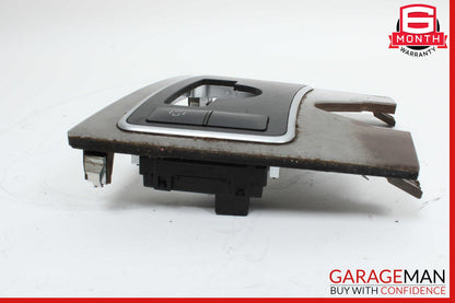 10-13 Mercedes W212 E350 E550 Center Console Switch Trim Bezel Wood OEM