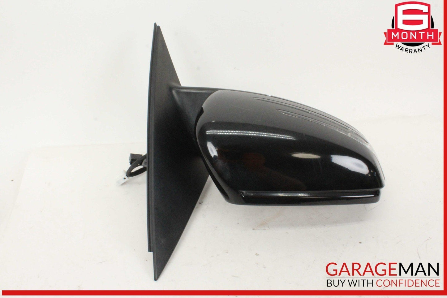 10-11 Mercedes W204 C300 C350 Front Right Side Door Rear View Mirror Black OEM
