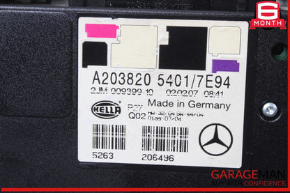 01-07 Mercedes W203 C230 C320 Overhead Reading Dome Light Lamp Gray OEM