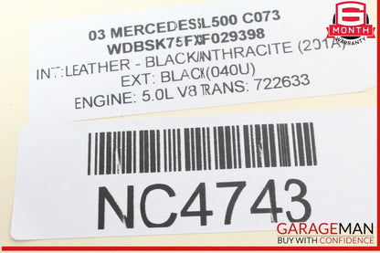 03-12 Mercedes R230 SL500 SL55 AMG Front Left Door Control Module 2308203526 OEM
