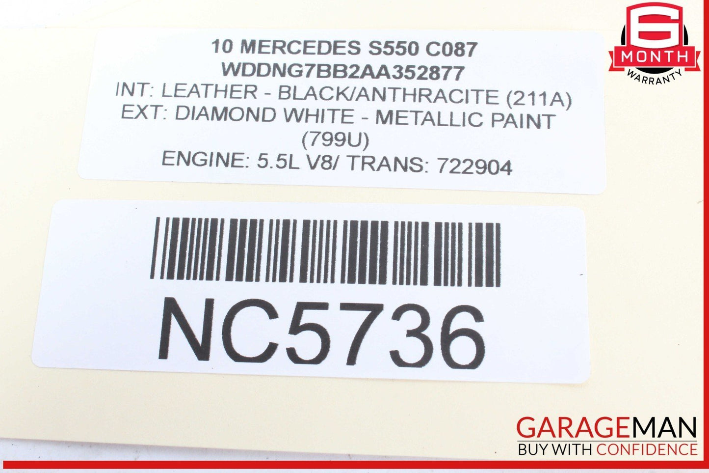 07-13 Mercedes W221 S550 S400 Rear Right or Left Side Door Control Module OEM