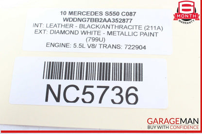 07-13 Mercedes W221 S550 S400 Rear Right or Left Side Door Control Module OEM