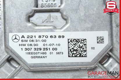 10-14 Mercedes W221 S550 Front Headlight Voltage Regulator Ballast Module Unit