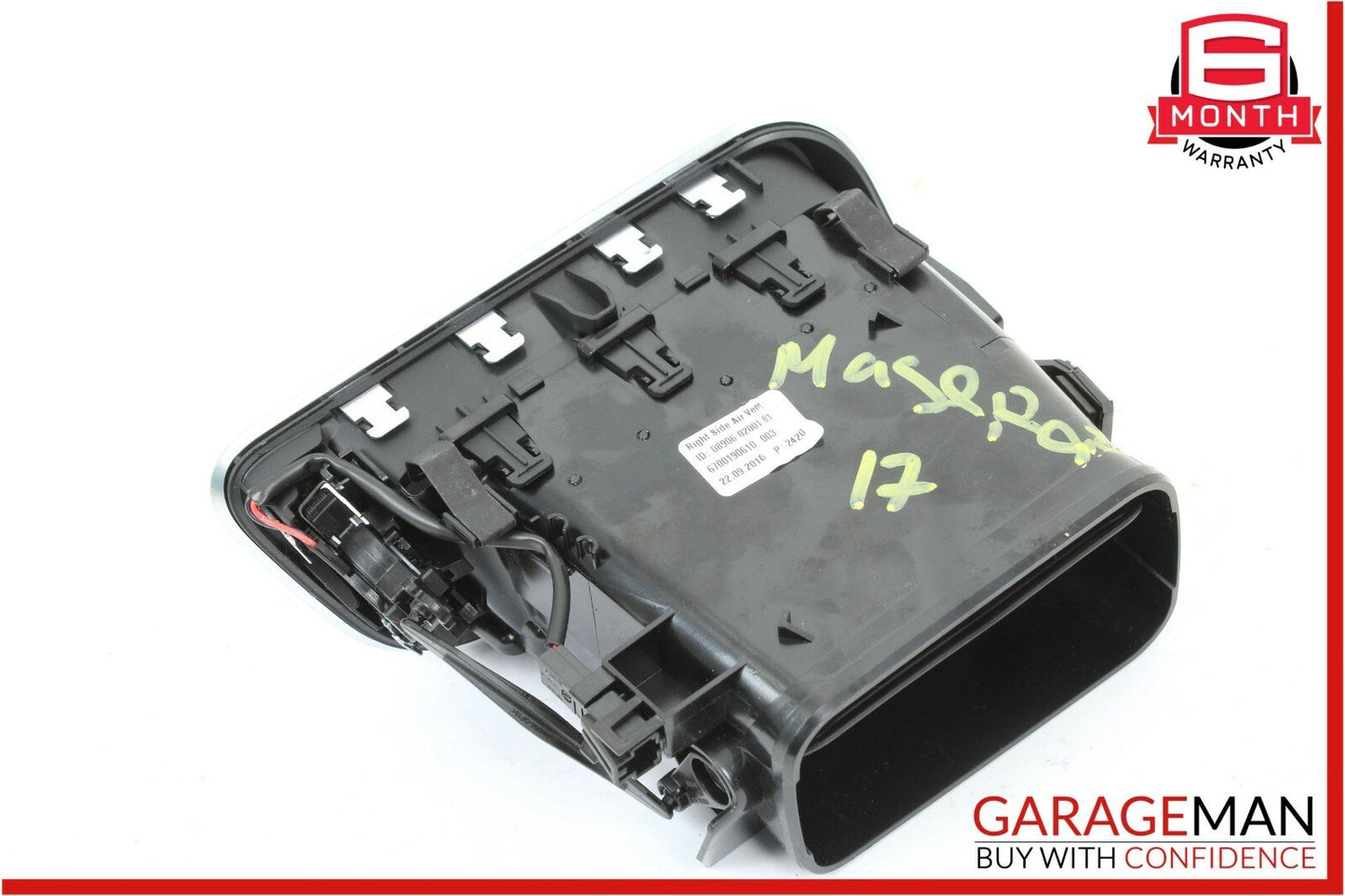 14-17 Maserati Ghibli Front Right Passenger Side Dash AC A/C Air Vent Trim Panel
