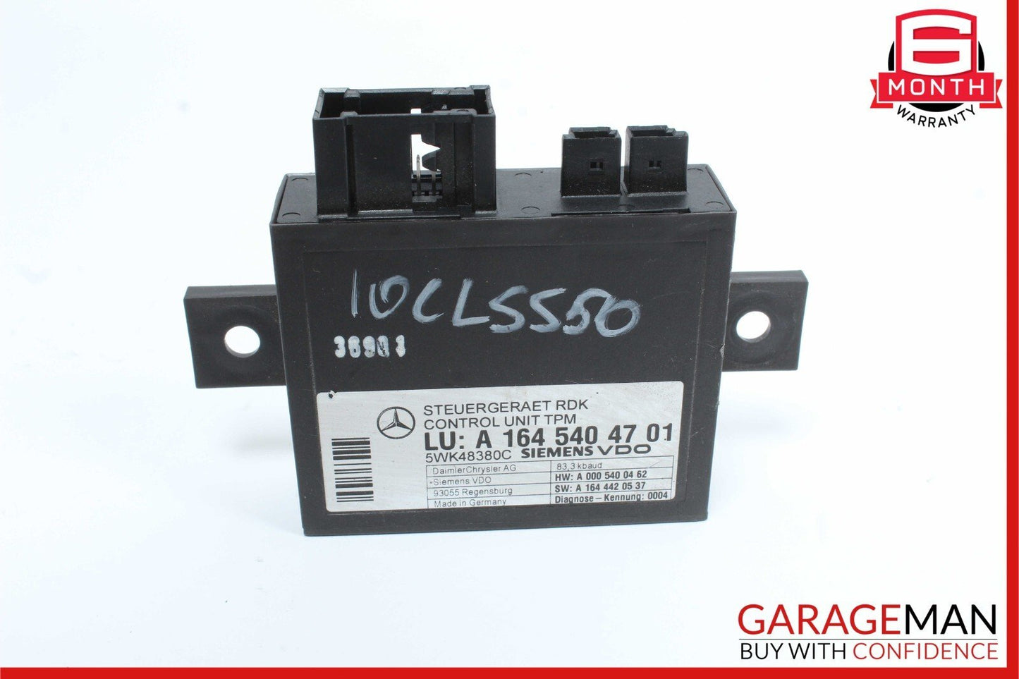 06-13 Mercedes W219 CLS550 R350 E350 TPMS Tire Pressure Control Module Unit OEM