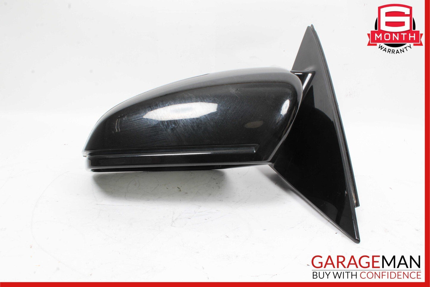 10-13 Mercedes W212 E500 Front Left Side Mirror Door Rear View Obsidian Black