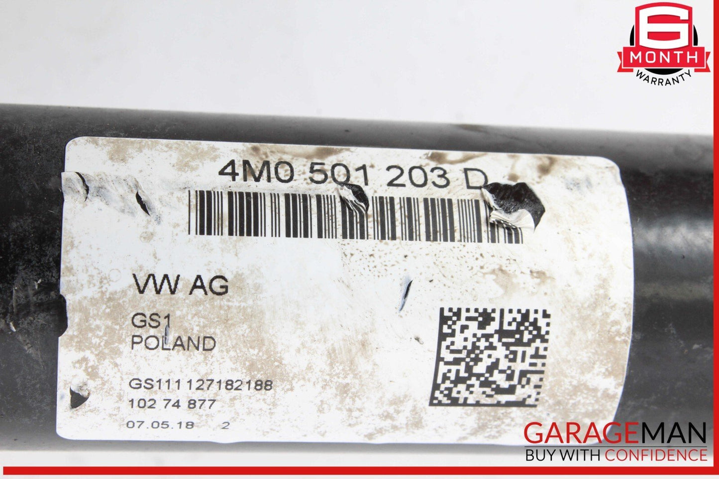 17-24 Audi Q7 Rear Left / Rear Right CV Axle Shaft 4M0501203D OEM