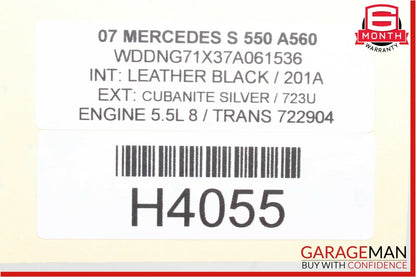 07-13 Mercedes W221 S450 S550 Front Left Side Under Seat Control Module Unit