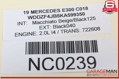 19-23 Mercedes W213 E300 C350 Keyless Key Less Go Entry Control Module Unit OEM