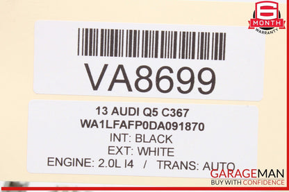 09-17 Audi Q5 SQ5 Rear Left Driver Side Door Lock Latch Actuator 8K0839015D OEM
