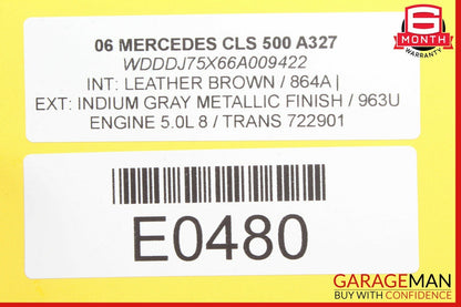 03-11 Mercedes W219 CLS550 E500 Front Right Passenger Side Seat Control Module