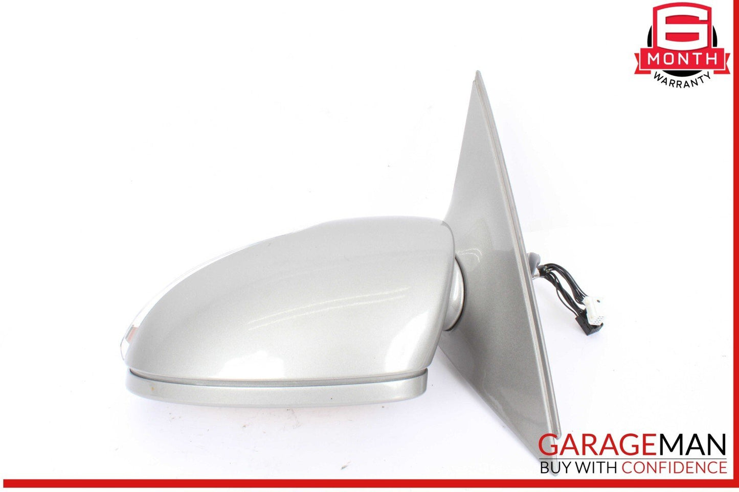 07-09 Mercedes W221 S550 S600 Front Left Side Door Rear View Mirror Silver OEM