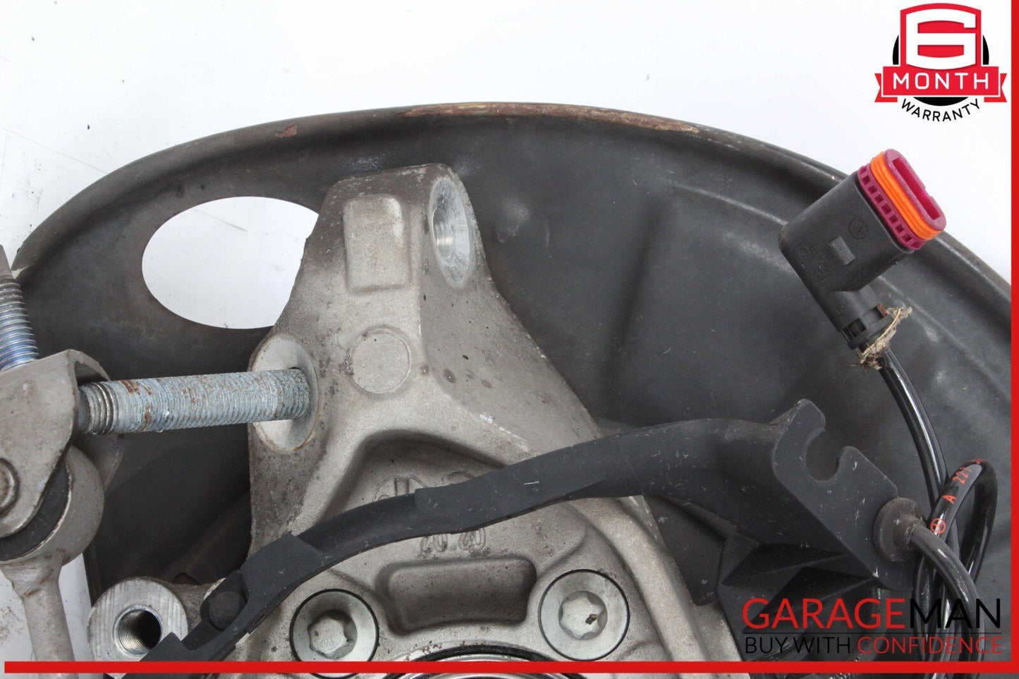 07-13 Mercedes W221 S400 Hybrid Rear Left Carrier Wheel Spindle Knuckle RWD OEM