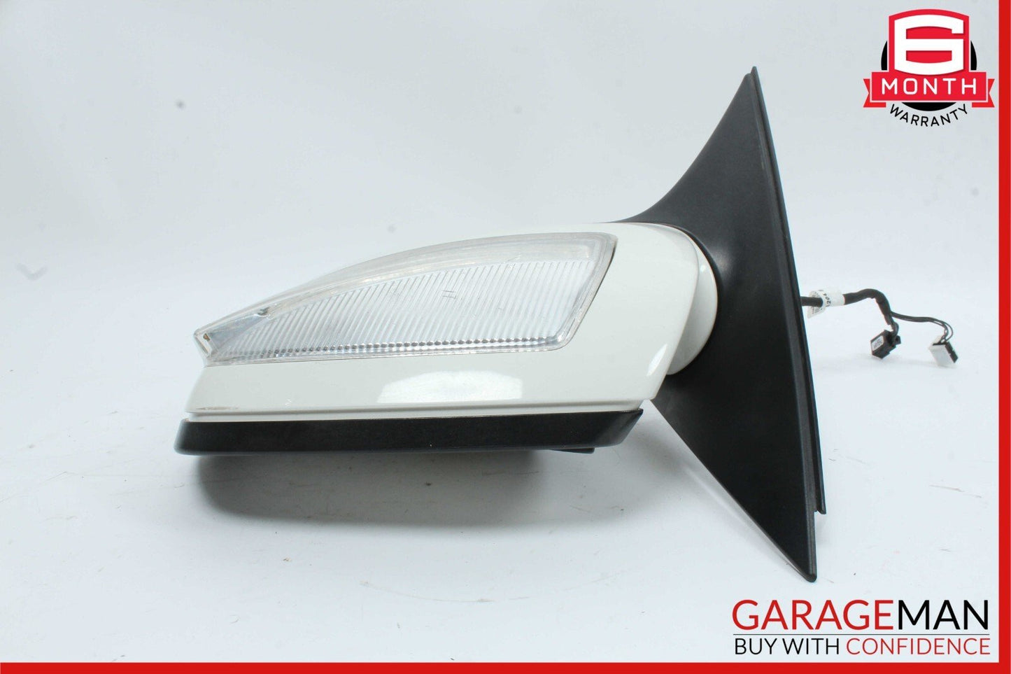 08-11 Mercedes W204 C300 C350 Front Left Side Door Rear View Mirror White OEM