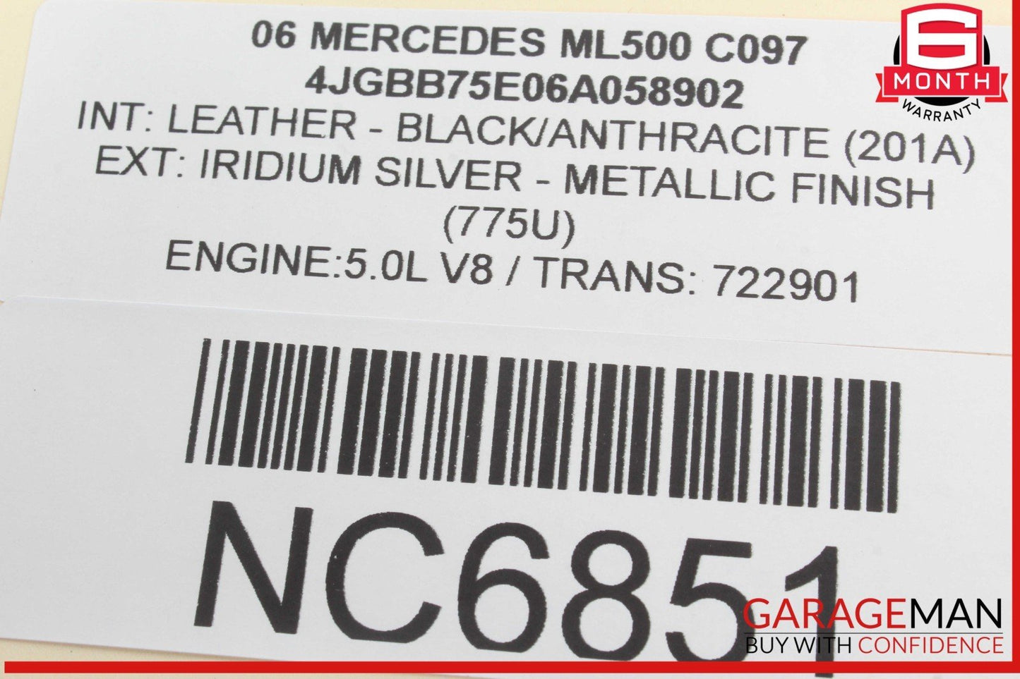 06-12 Mercedes W164 ML500 ML350 ML63 AMG Keyless Go Controller Module Unit OEM