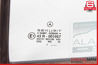 94-00 Mercedes W202 C230 Rear Left Passenger Side Door Quarter Window Glass OEM