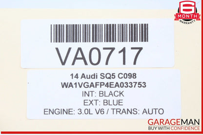 14-17 Audi SQ5 Front Right Passenger Side Seat Occupant Sensor Module OEM