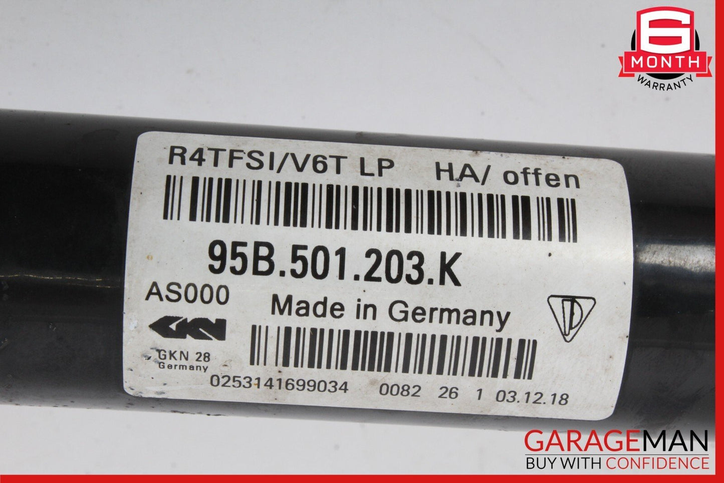 17-21 Porsche Macan Rear Left / Rear Right CV Axle Shaft 95B501203K