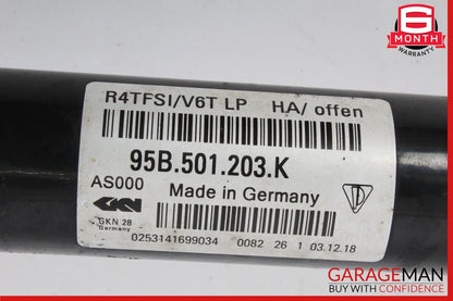 17-21 Porsche Macan Rear Left / Rear Right CV Axle Shaft 95B501203K