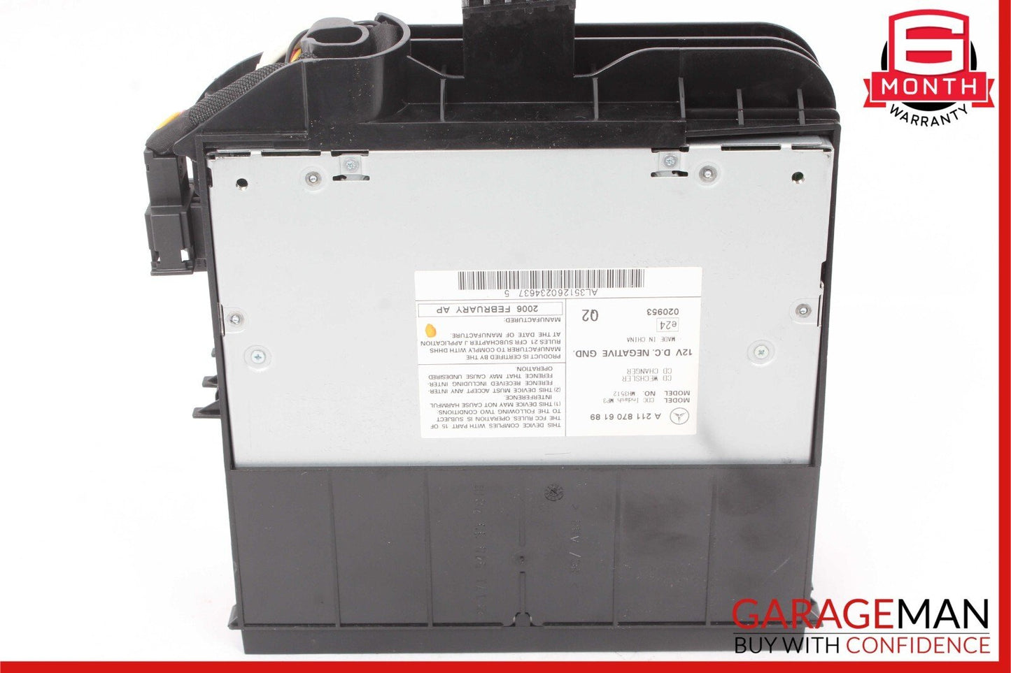 03-13 Mercedes W164 ML500 E320 CLS550 SLK280 Radio 6 Disk CD Changer Player OEM