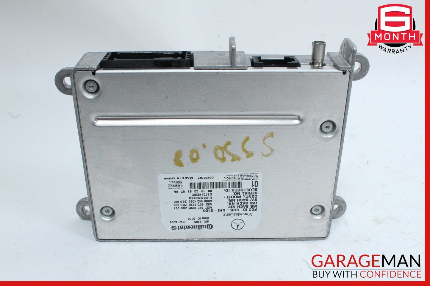 07-10 Mercedes W221 S550 CL550 Bluetooth Communication Module 2218709092 OEM