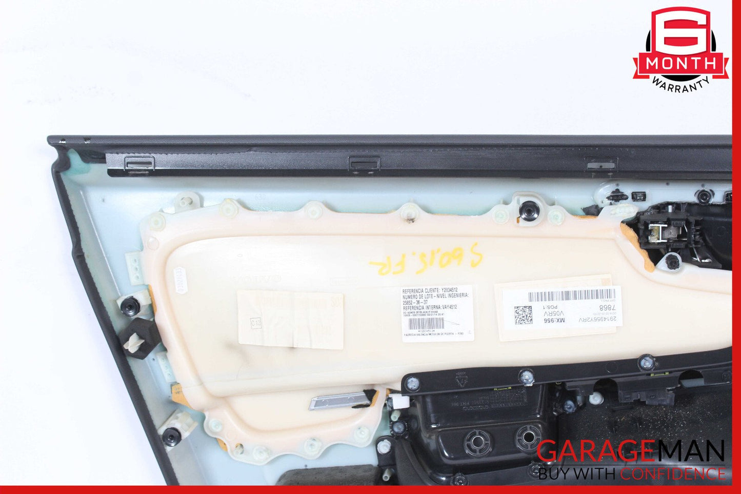 11-18 Volvo S60 Front Right Passenger Side Interior Door Panel OEM