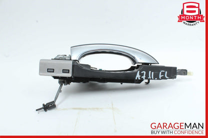 12-18 Audi A7 Front Left Driver Side Exterior Door Handle Keyless Go Black