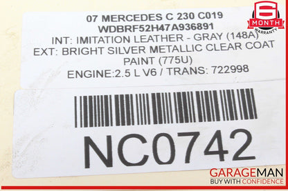 05-12 Mercedes W203 C230 R350 Water Thermostat Housing 2722000115 OEM