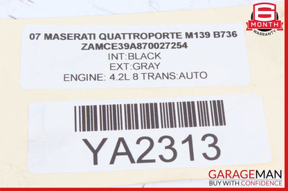 03-13 Maserati Quattroporte M139 Rear Window Sun Shade Screen Roller Blind OEM