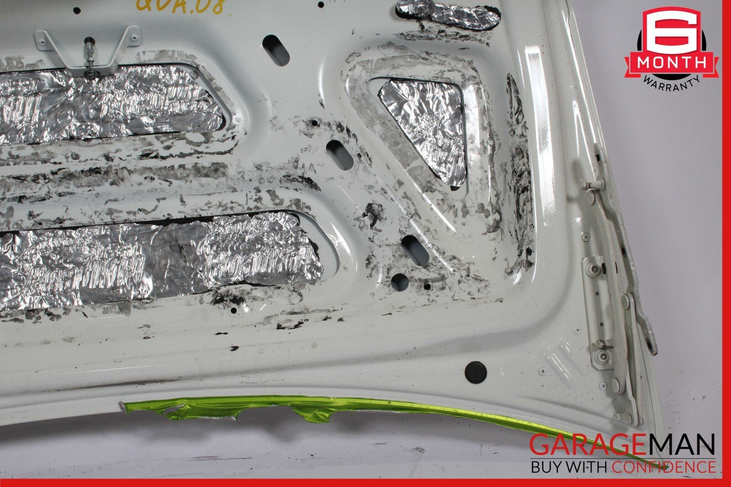 03-13 Maserati Quattroporte M139 Rear Trunk Lid Deck Shell Panel White OEM