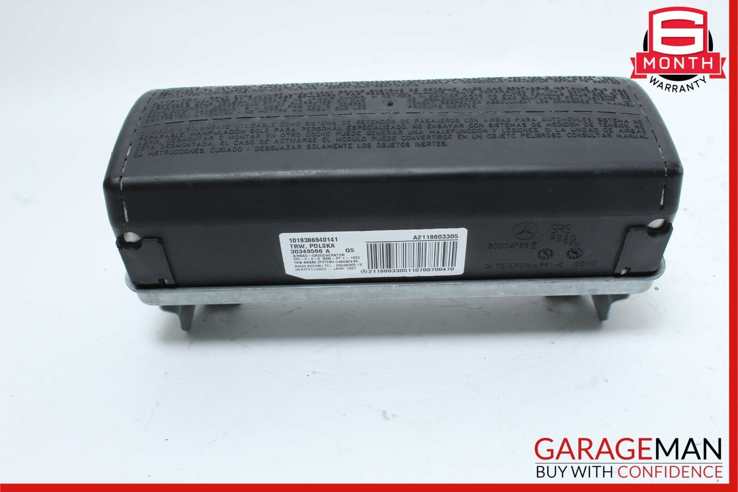 03-09 Mercedes W211 E350 E550 E320 Glove Box Right Passenger Airbag Air Bag OEM