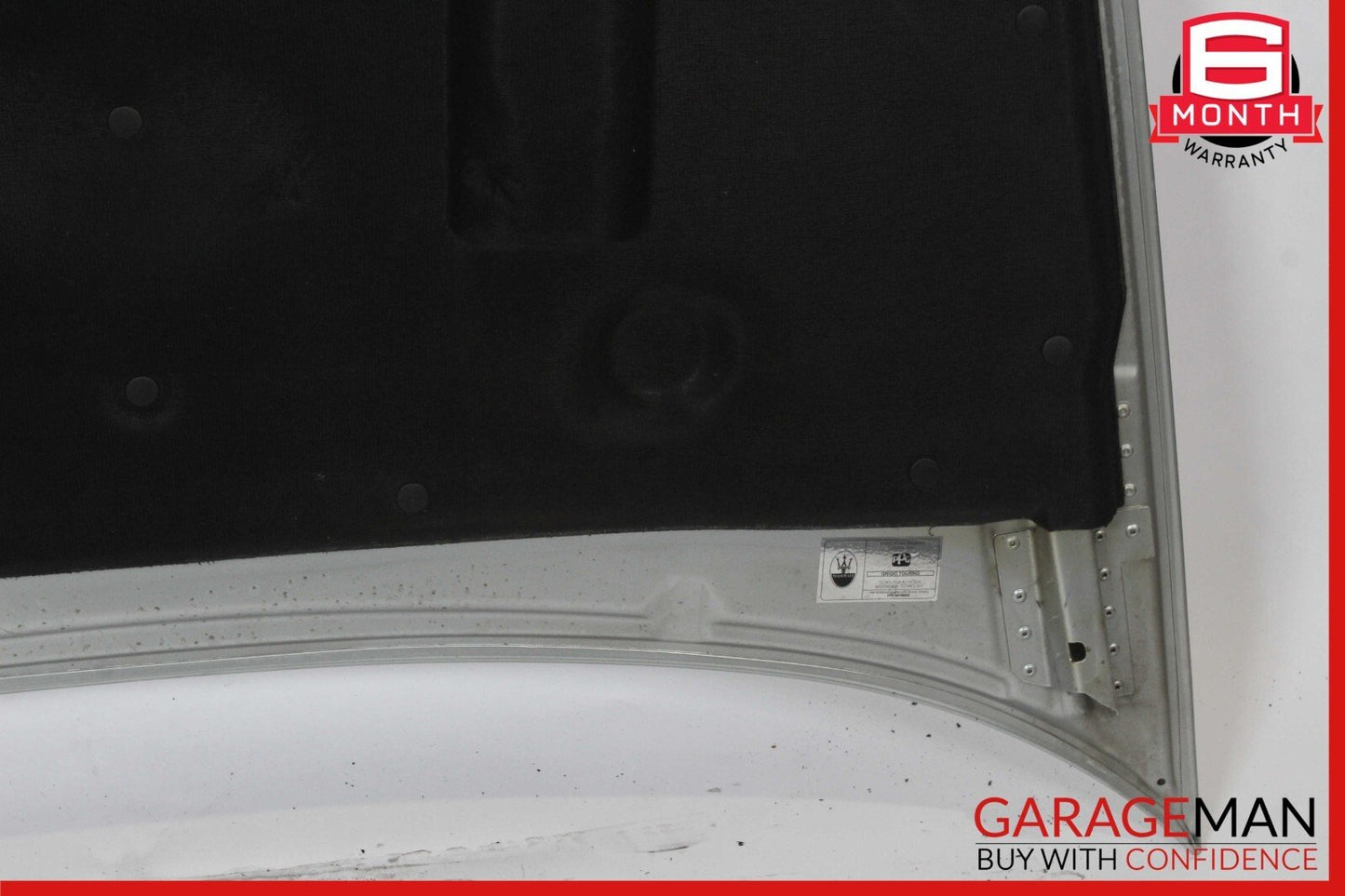 06-08 MASERATI QUATTROPORTE M139 FRONT HOOD BONNET SHELL WHITE