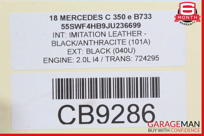 15-18 Mercedes W205 C350e C43 AMG Front Right Seat Climate Control Button Switch