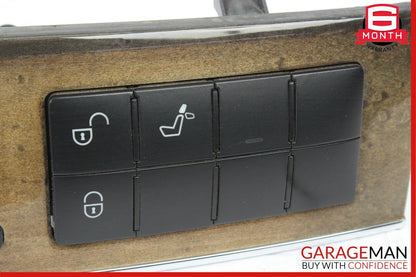 05-07 Mercedes C230 Dash Hazard Light Switch Door Lock Control Module Walnut OEM