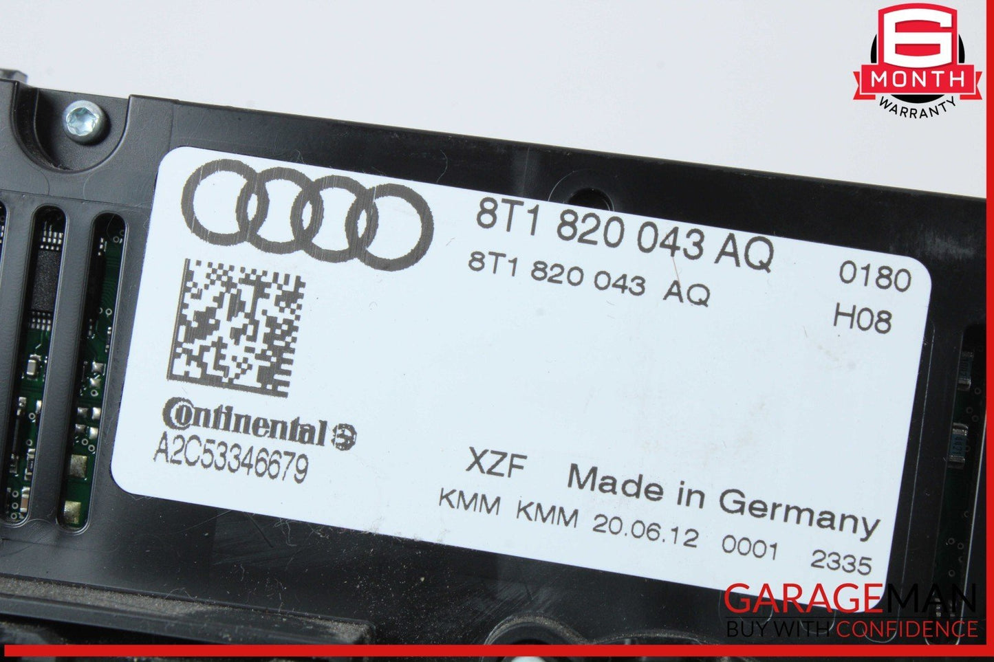 09-12 Audi Q5 S4 Front AC A/C Air Conditioning Heater Climate Control Panel OEM
